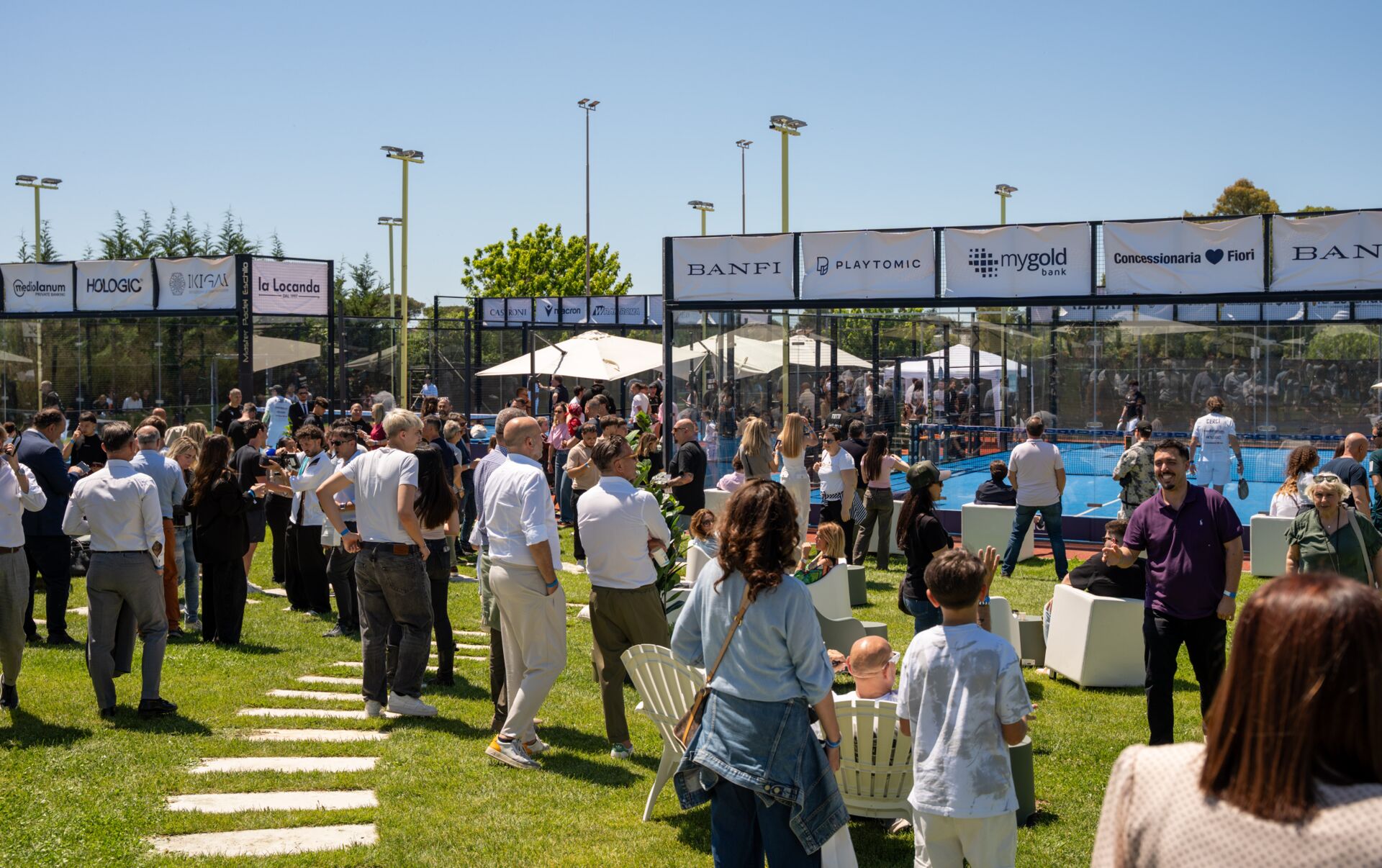 Campo da padel del club